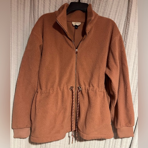 Universal Thread Jackets & Blazers - Universal Thread Dusty Rose Teddy Jacket